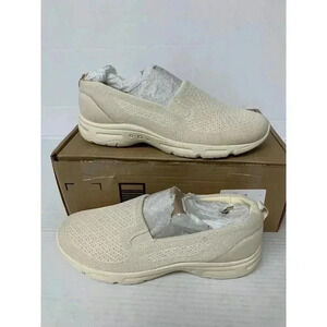 -614 Easy Spirit Womens Slip on Cream-US 10 Womens